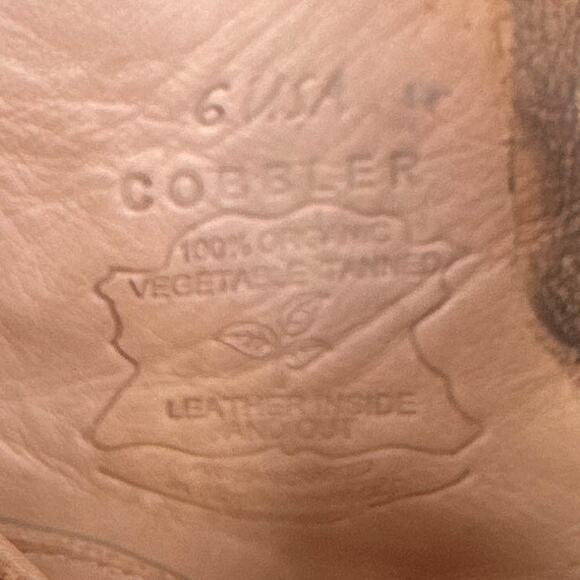 Bed Stu Judgement Combat Boots 6 Cobbler Pinkish Brown Granny Western Grunge USA - Picture 15 of 16